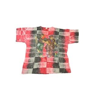 Vintage 90s Hiphop Rap‎ Tee By Master Image Brick Tie Dye Unique Onyx Naughty By